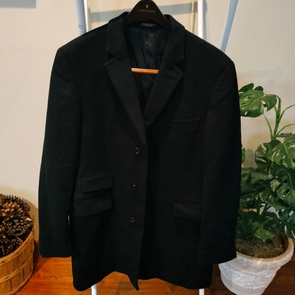 John Varvatos 100% Cashmere 3/4 Coat